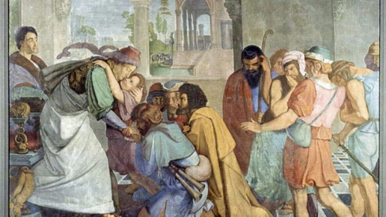 Giuseppe venduto dai fratelli e ritrovato ROGATE ERGO